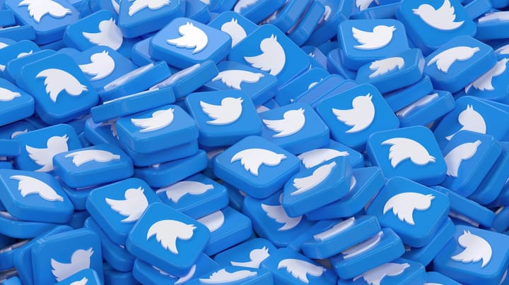 A conference stand displaying 3D printed promotional items and giveaways